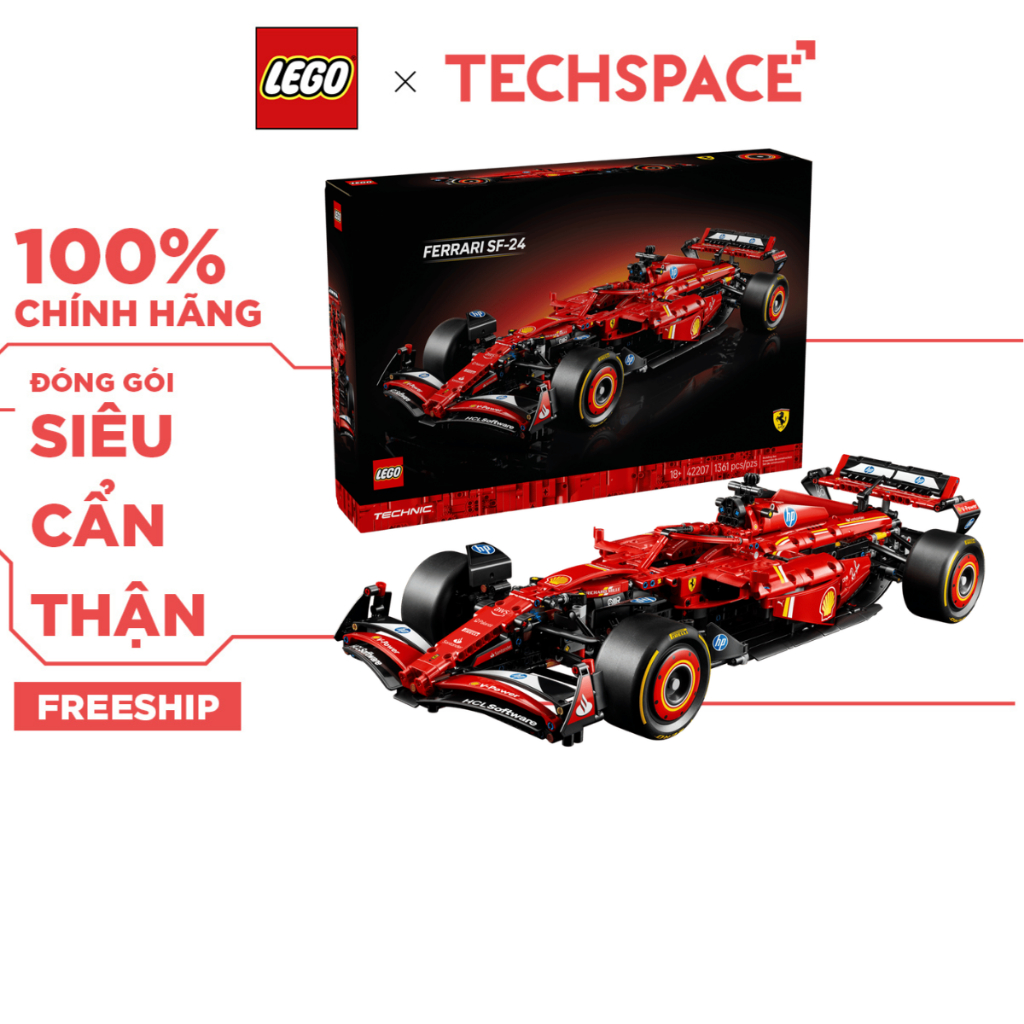 Bộ Mô Hình Xe Ferrari SF-24 F1 LEGO TECHNIC #42207