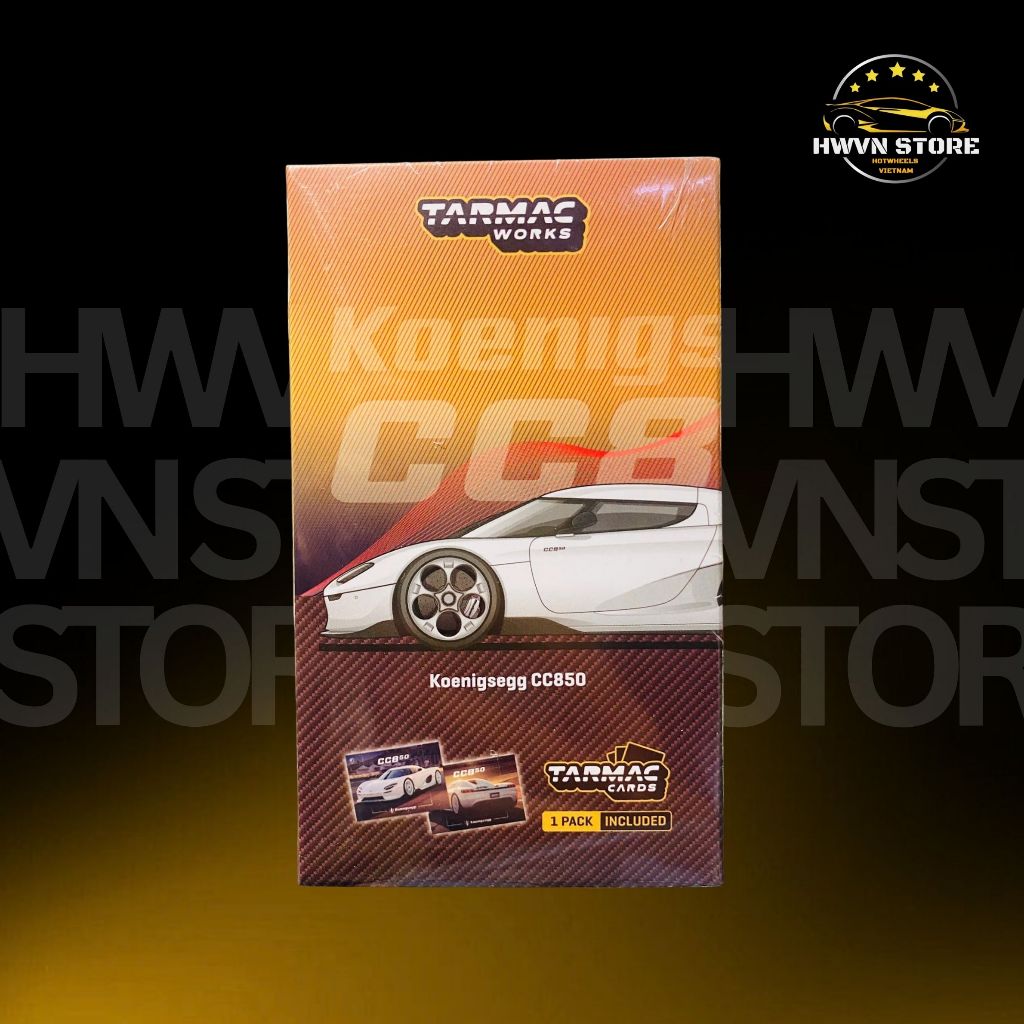 Xe mô hình Tarmac Works Koenigsegg CC850 T64G-TL051-WH Màu Trắng
