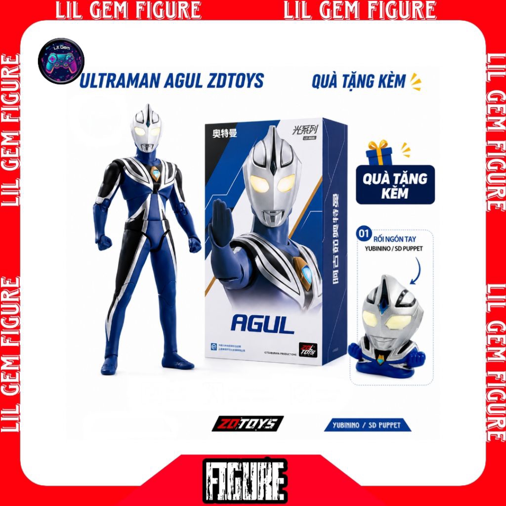 MÔ HÌNH NHÂN VẬT ULTRAMAN AGUL ZD TOYS