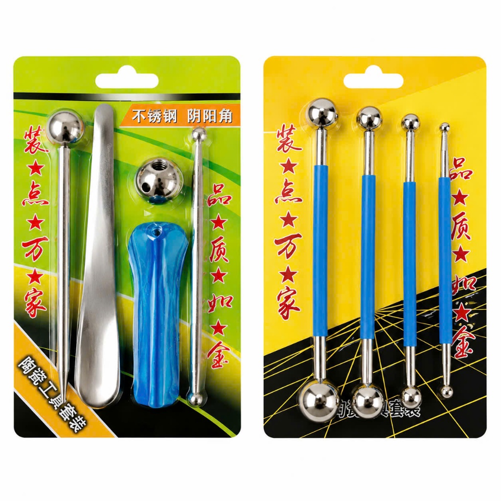 EPOXY Dụng cụ làm sạch ron gạch nền nhà, Tua Vít Cạo Ron , Bộ 4 Bi Cầu,  nạo ron gạch cũ