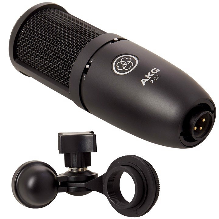 Micro Condenser AKG P120 Chính Hãng - Mic Thu Âm Livestream Chuyên Nghiệp - Bảo Hành 12 Tháng