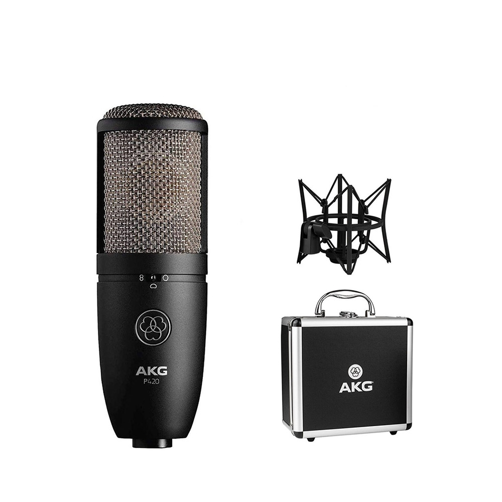 Micro Thu Âm Condenser AKG P420 Chính Hãng | Bảo Hành 12 Tháng - Thiết Bị Thu Âm Studio Chuyên Nghi