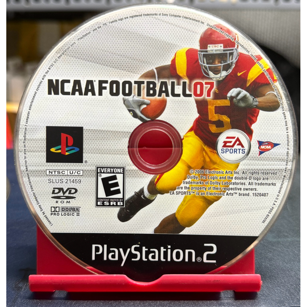 Đĩa Game PS2 Gốc NCAA Football 07 NTSC USA Chính Hãng EA Sports Đĩa Zin 2nd Không Hộp
