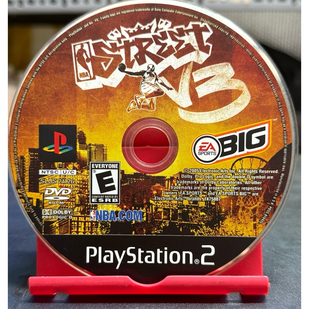 Đĩa Game PS2 Gốc NBA Street Vol 3 NTSC USA Chính Hãng EA Sports Đĩa Zin 2nd Không Hộp