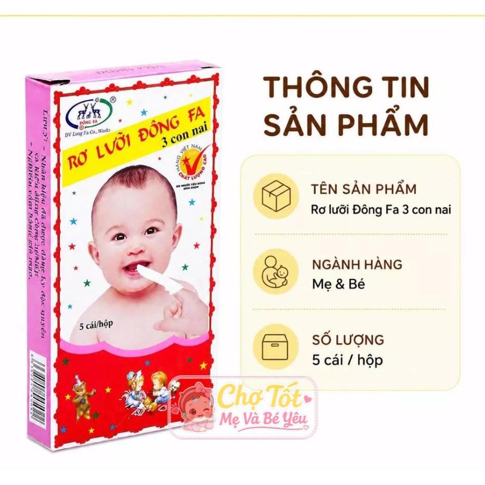 COMBO 50 RƠ LƯỠI ĐÔNG PHA CHO BÉ ( 10 HỘP) CHUẨN Y TẾ