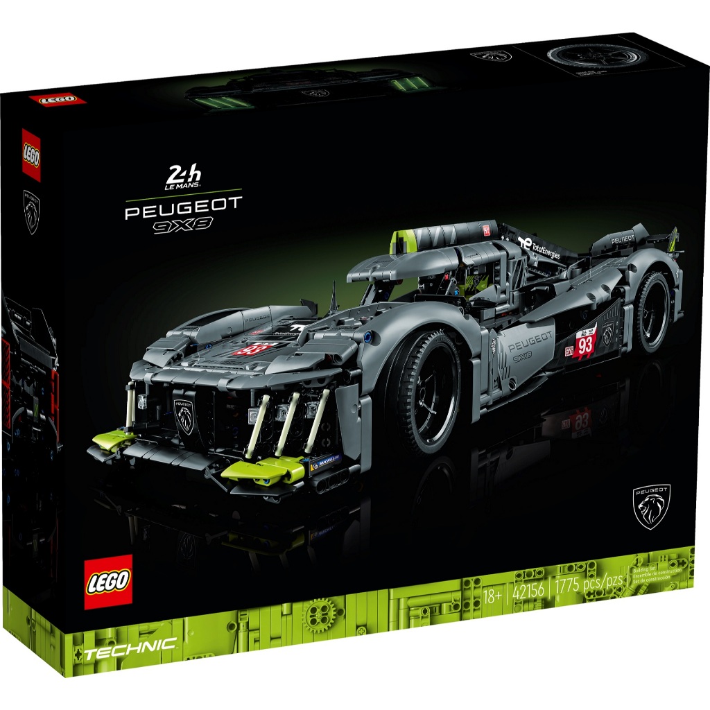 [HAPPY.BRICKS] LEGO TECHNIC - 42156 - SIÊU XE HYBRID PEUGEOT 9X8 24H LE MANS