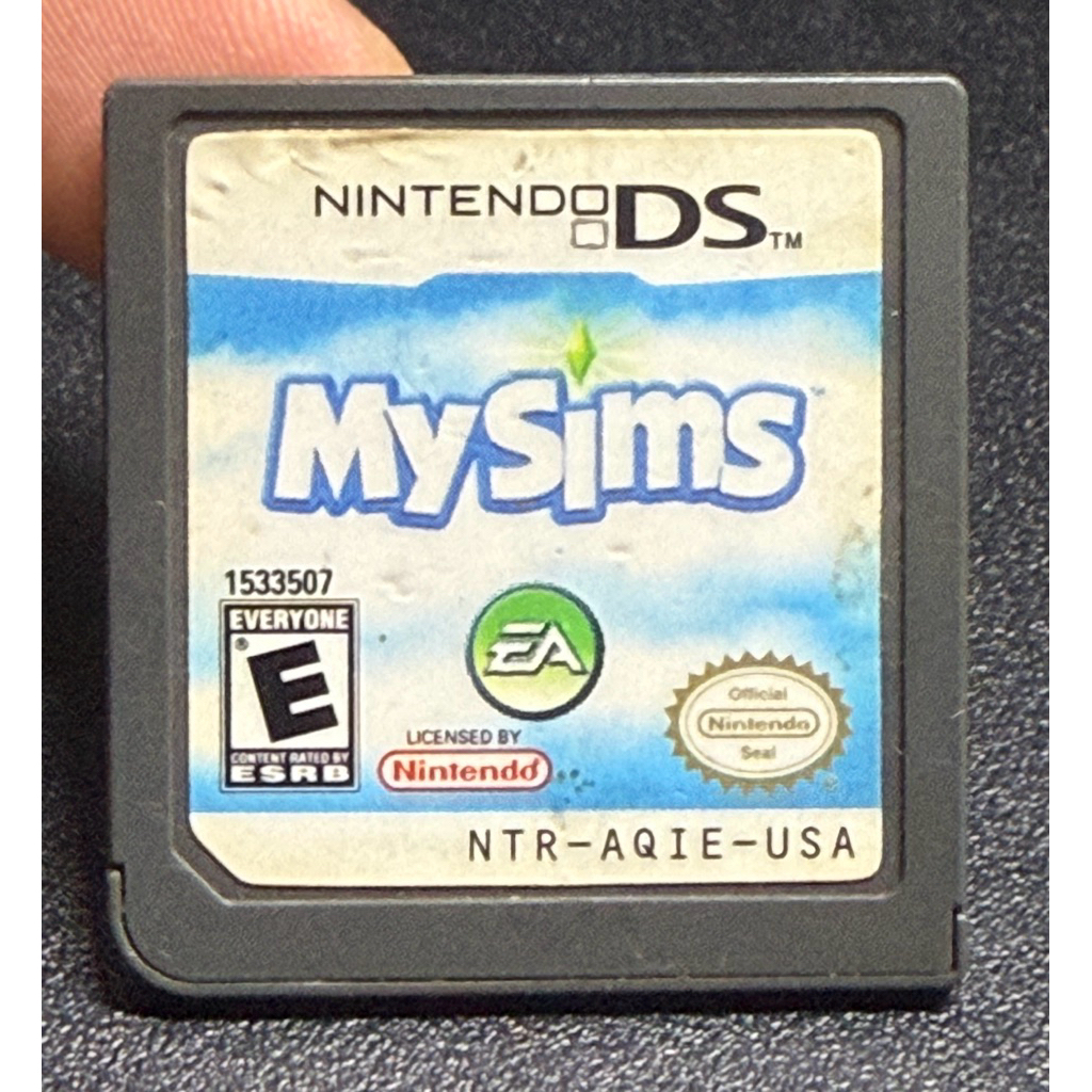 Băng game Nintendo DS MySims USA – Game mô phỏng xây dựng thị trấn – Cartridge NDS 2nd không hộp