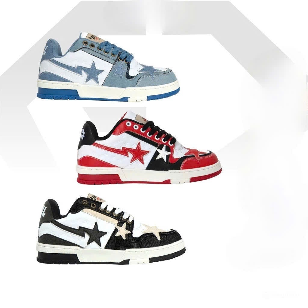 [FULLBOX] [Chính Hãng] G2 STORE-Giày Sneaker Racing Đế ChốngTrơn Trượt Da Microfiber Dày Dặn Êm Chân