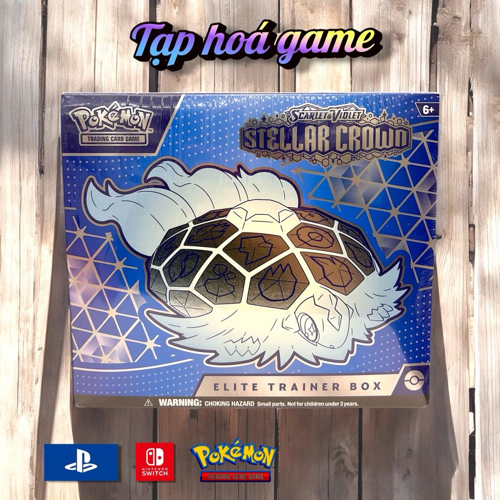 [ Chính hãng ] Pokemon TCG : Stellar Crown Elite Trainer Box