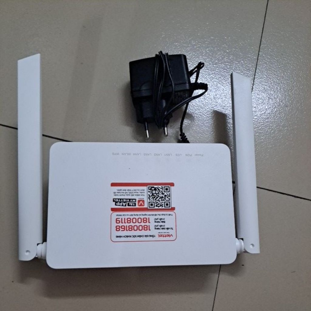 Moden wifi 6 Huawei HG8145X6-10 VIETTEL đầy đủ nguồn