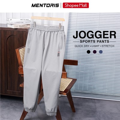 Quần Jogger Nam MENTORIS Vải Gió Cao Cấp, Mềm Mại, Form Thể Thao, Thiết Kế Trẻ Trung MADC25W002