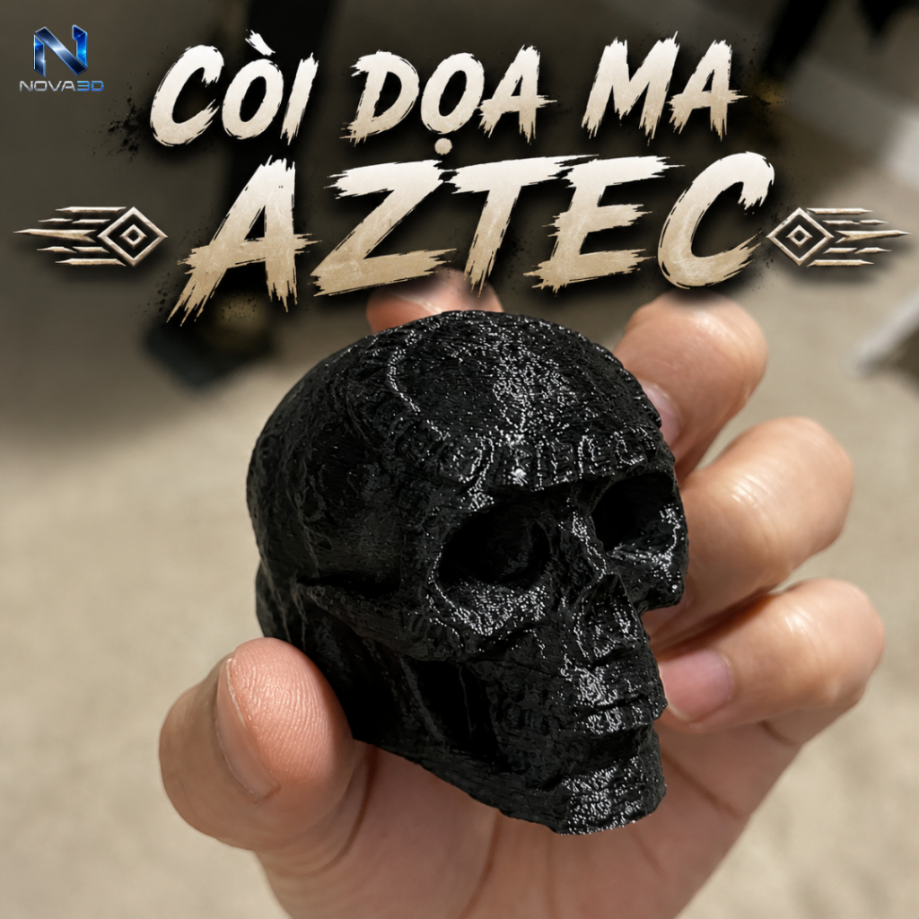 Còi Tử Thần Aztec Dọa Ma In 3D | Aztec Death Whistle Đồ Chơi Dã Ngoại Hot TikTok