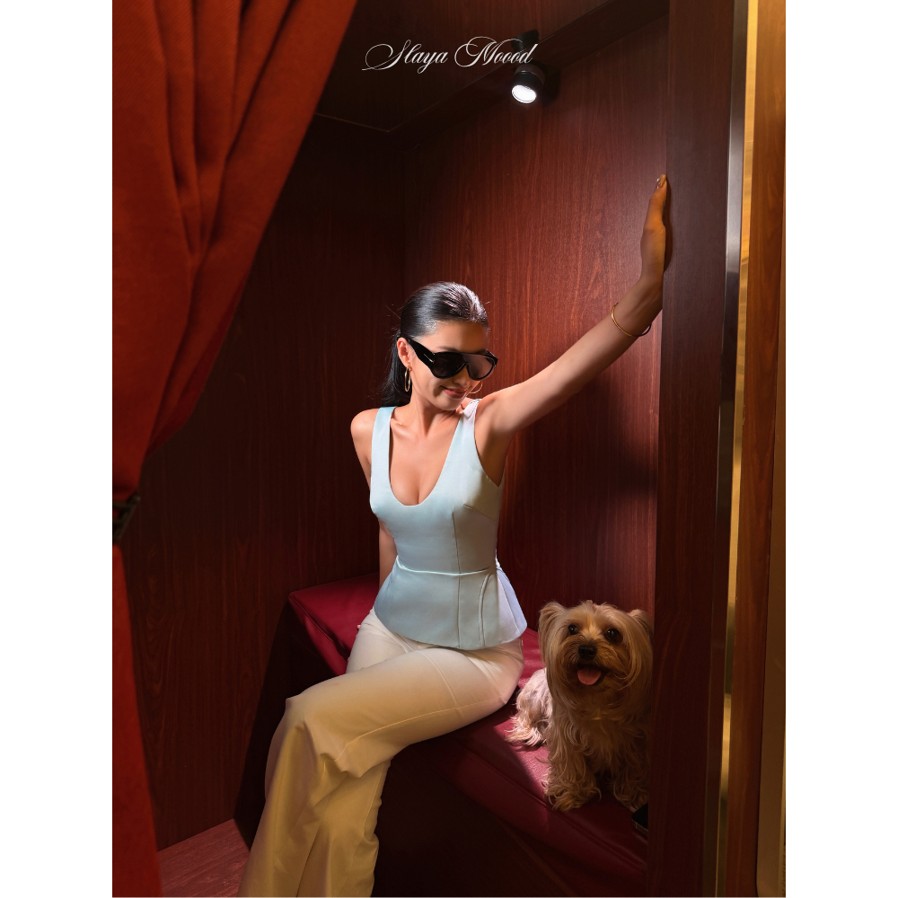 Áo Corset Satin Cổ Sâu Đan Dây Hở Lưng - 𝐄𝐥𝐨𝐢𝐬𝐞 𝐒𝐚𝐭𝐢𝐧 𝐂𝐨𝐫𝐬𝐞𝐭 - SLAYA MOOD (ảnh chính chủ)