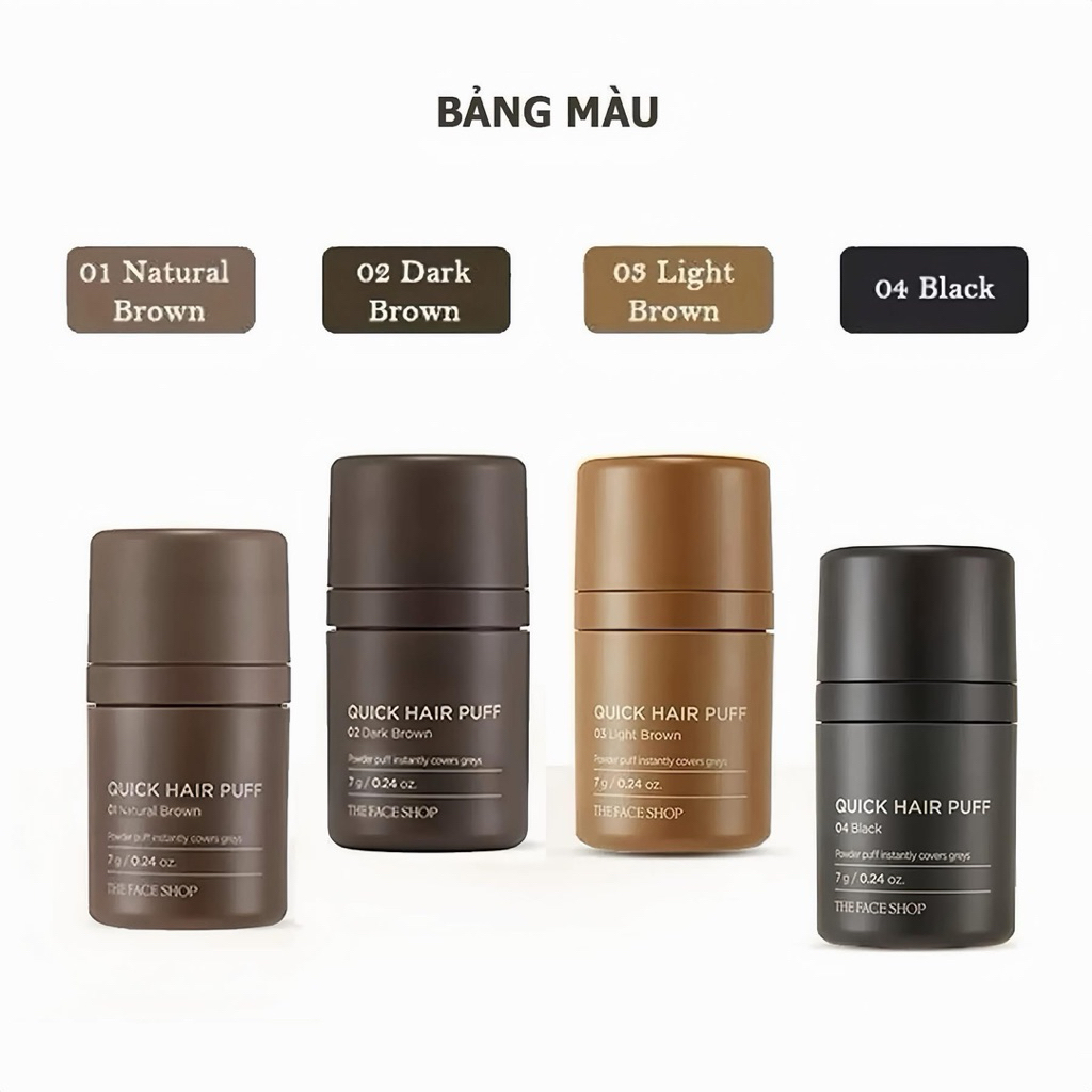 [AUTH 100%] PHẤN CHE KHUYẾT ĐIỂM TÓC FGMT QUICK HAIR PUFF