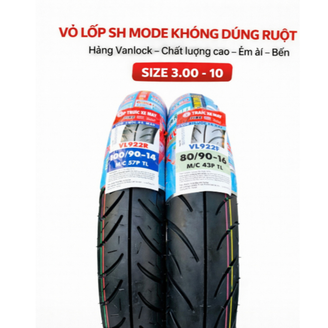 Vỏ lốp Vanlock cho SH Mode hc