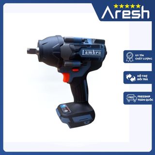 Thân Siết Bulong LAMBRO-LB900N, Lực Siết 800Nm, Động Cơ Không Chổi Than, Đầu 1/2, Chân Pin Phổ Thông 4cm
