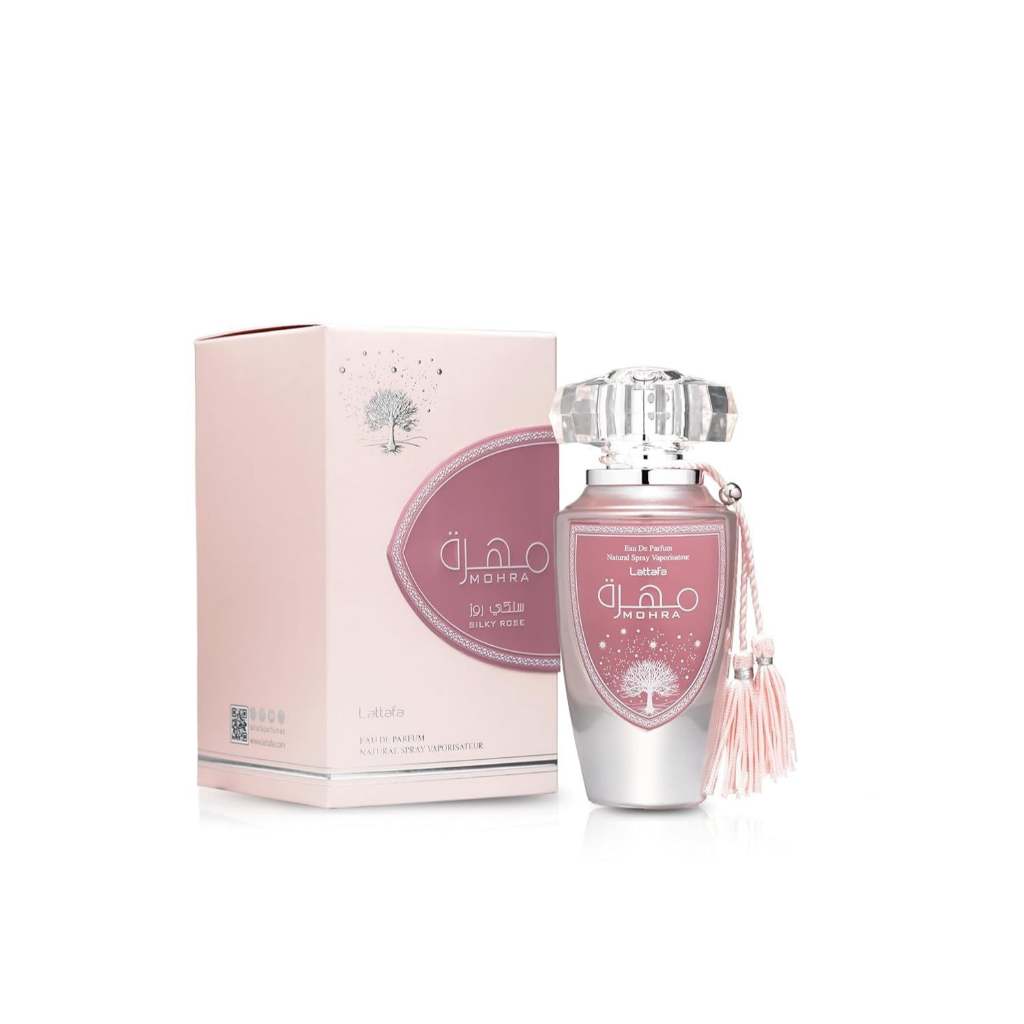 Nước Hoa Lattafa Mohra Silky Rose EDP 100ml - Nước Hoa Dubai Nữ Hương Hoa Hồng Xạ Hương Gợi Cảm
