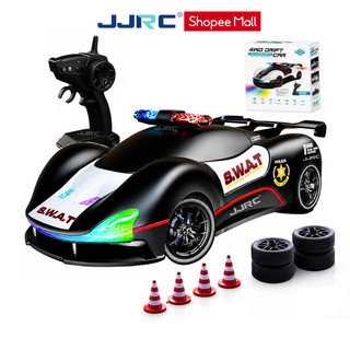 Xe điều khiển từ xa JJRC Cảnh Sát SWAT - Drift 360 Độ - Đèn LED RGB - Điều Khiển 2.4G