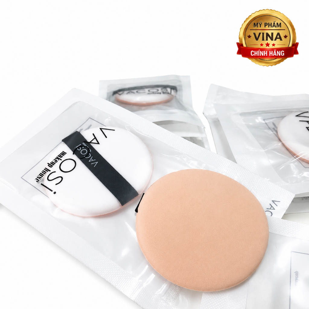 Bông phấn Cushion VACOSI (Air Fitting Cushion Puff)