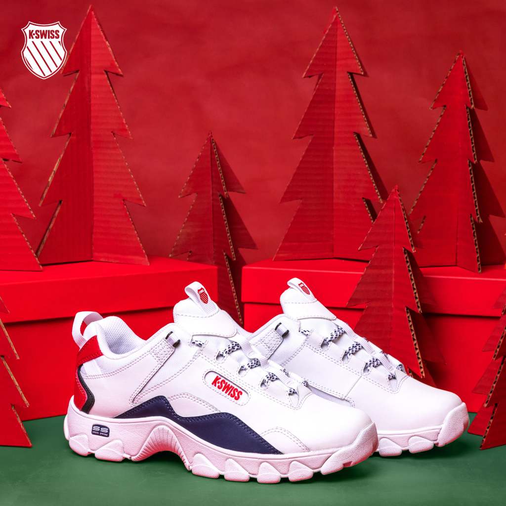 [FULLBOX] [Chính Hãng] KSWISS-Giày Sneaker Da Thật Dày Dặn Thoáng Khí Đế Giày Ếm Ái Chống Trơn Trượt