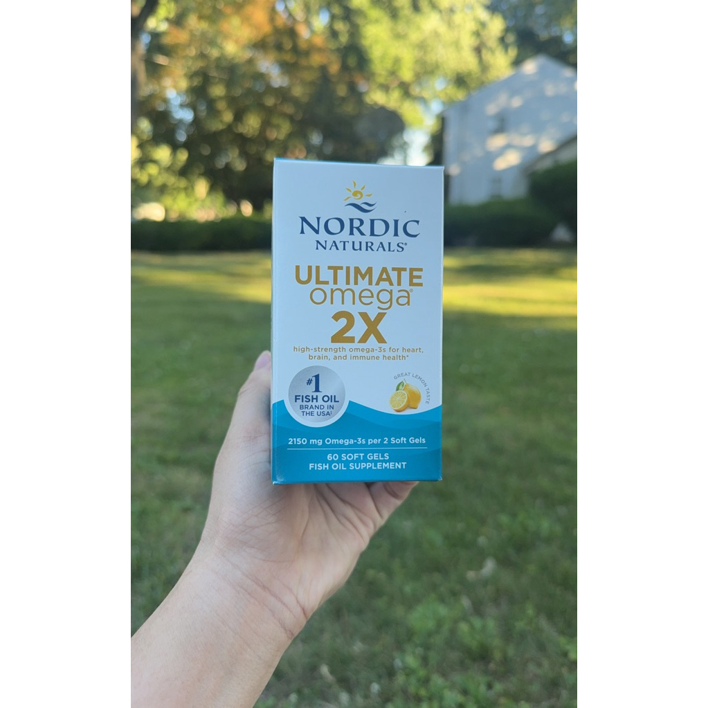 Viên Nordic Naturals Ultimate Omega, Vị chanh 2x- 2150mg Omega 3 60 viên