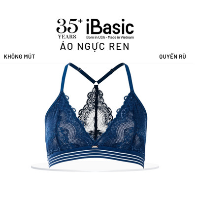  Áo bralette ren iBasic không gọng không mút BRAW144