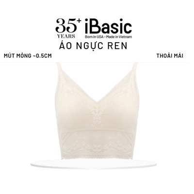 Áo lót ren bralette iBasic phom cami mút mỏng BRAY118