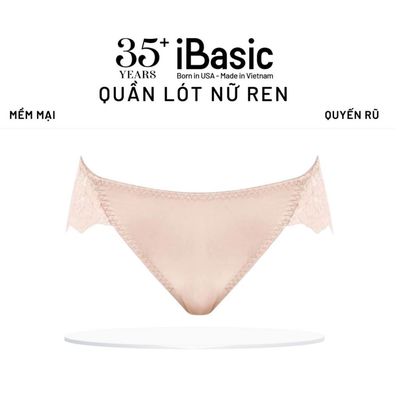  Quần lót nữ iBasic ren bikini mềm ôm sát cơ thể tôn vòng 3 PANW175