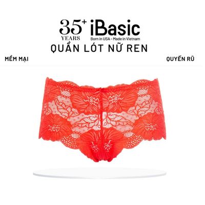  Quần lót ren nữ iBasic hipster lưng cao ôm dáng tôn vòng eo PANW137-1
