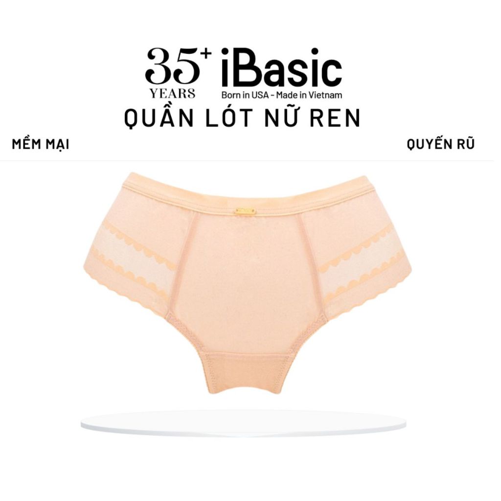 Quần lót nữ iBasic ren hipster PANW160