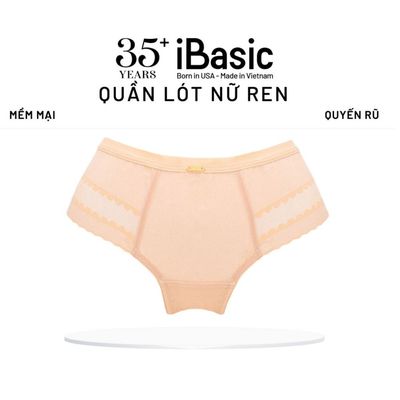Quần lót nữ iBasic ren hipster PANW160