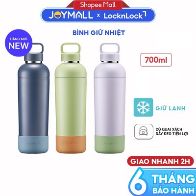 Bình giữ lạnh (KHÔNG GIỮ NƯỚC NÓNG) LocknLock Balance Fit Tumbler LHC4400 700ml, Hàng Chính Hãng, Inox 304 - JoyMall