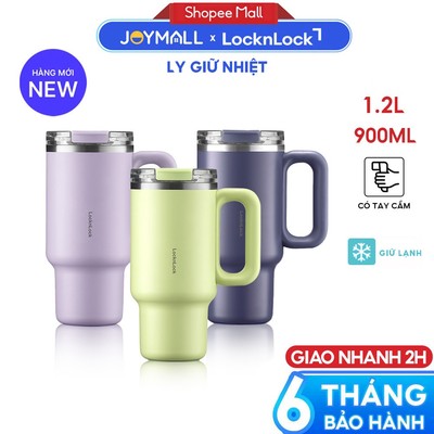 Ly Giữ Nhiệt LocknLock Balance Grip Tumbler LHC4398 1.2L, LHC4397 900ml, Hàng Chính Hãng - JoyMall