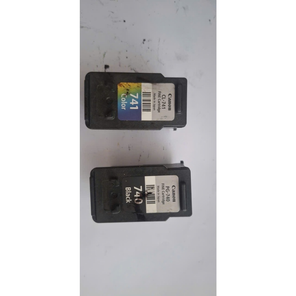 Hộp mực in phun màu Canon CL-741 và PG-740 dùng cho máy GM2070 ( dùng dở)
