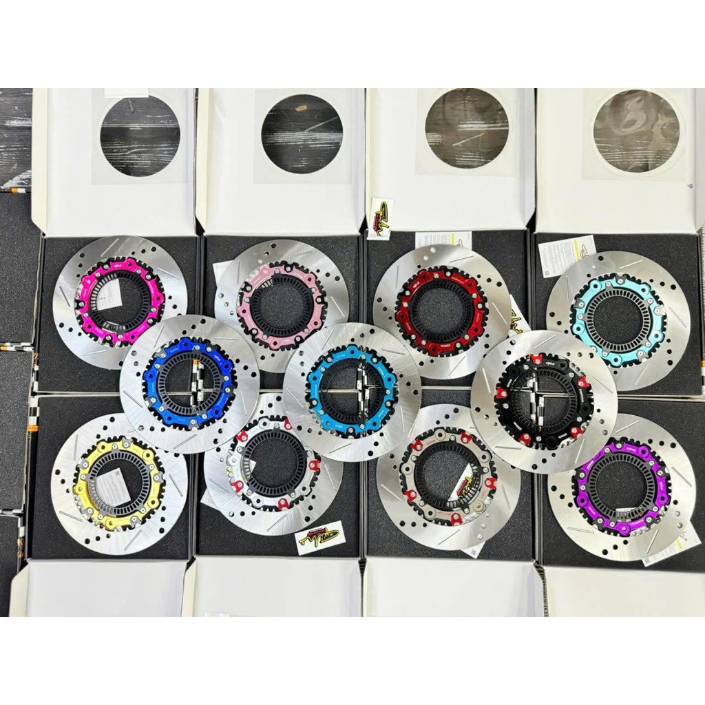Đĩa thắng Race Floating ABS AB150 AB160 Supercup125 Ghracing size 220mm 5 lỗ