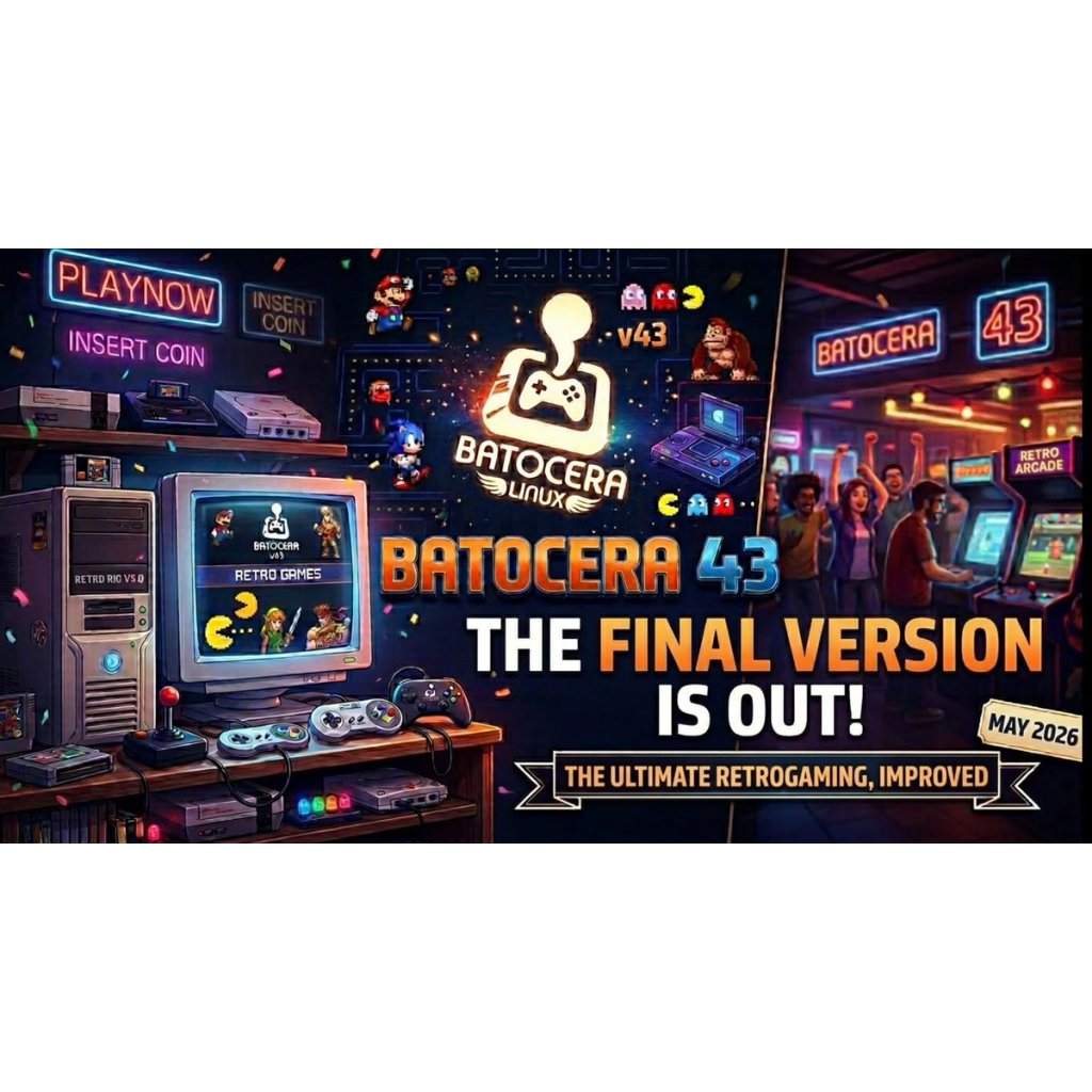 Usb Batocera  Chơi Game Retro giả lập trên PC/ Laptop