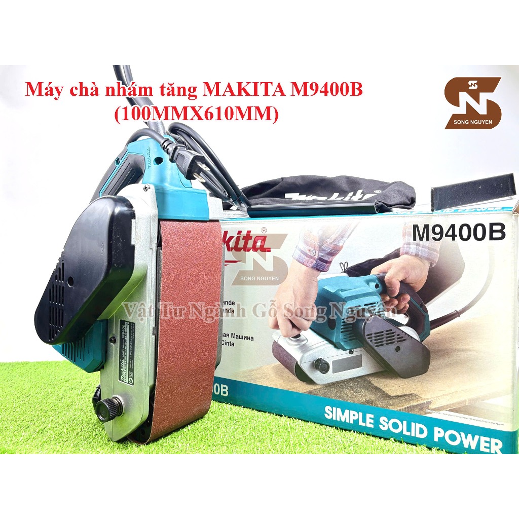 Máy chà nhám tăng MAKITA M9400B (100MMX610MM) - Ngành gỗ