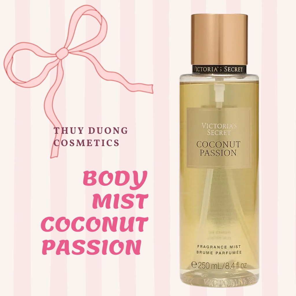 |AUTH| Coconut Passion - xịt thơm body mist body lotion Victoria’s secret fullsize