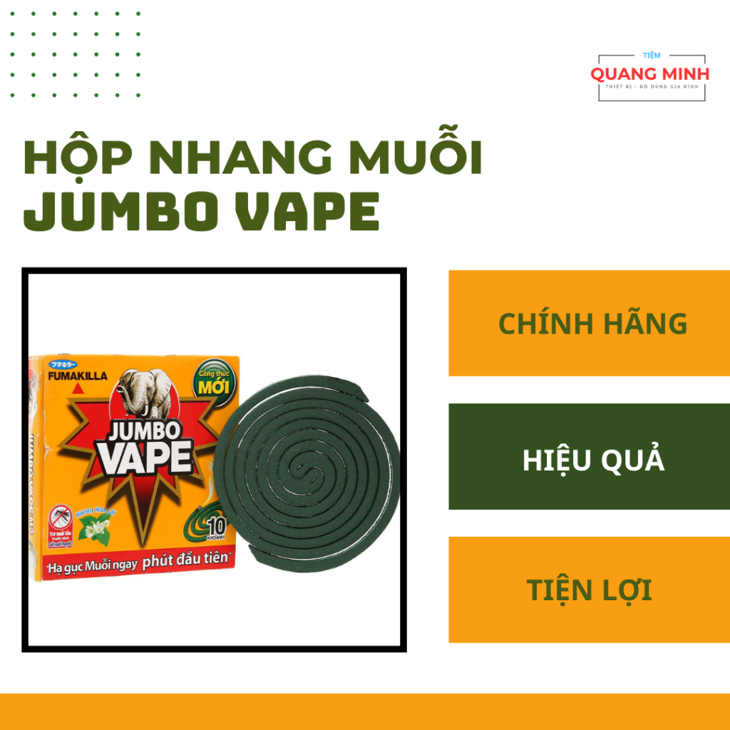 HỘP NHANG MUỖI JUMBOVAPE M2
