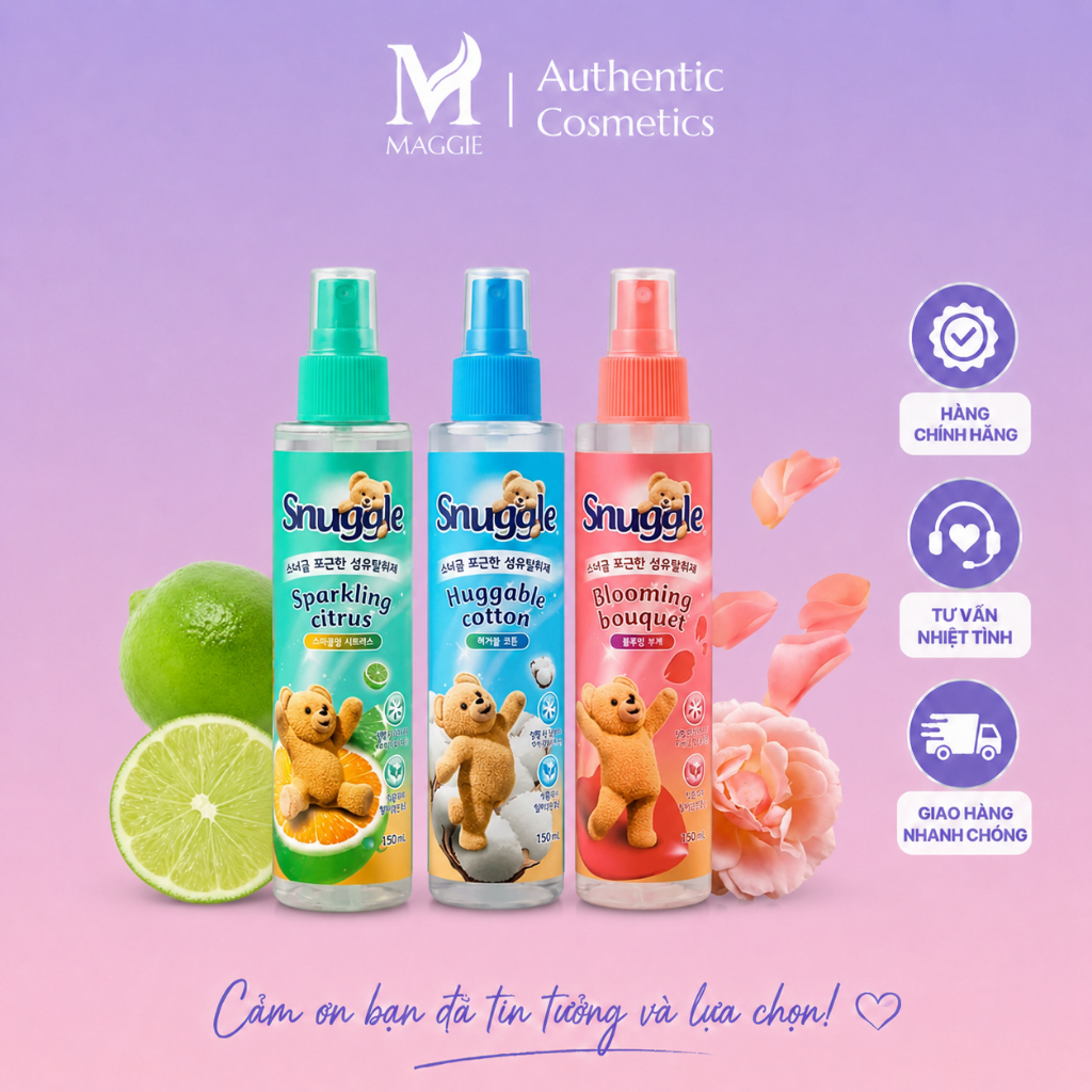 Xịt thơm vải Snuggle - SẢN PHẨM HOT OLIVEYOUNG