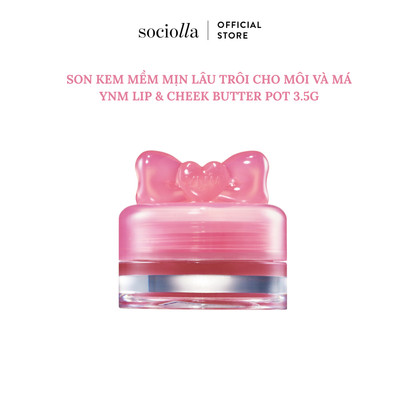 Son Kem Mềm Mịn Lâu Trôi Cho Môi Và Má YNM Lip & Cheek Butter Pot 3.5g
