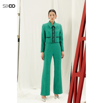 Quần xanh công sở SIXDO (Dark Green Woven Pant)