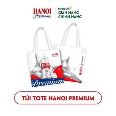 [GIFT] QUÀ TẶNG KHÔNG BÁN - Túi Tote Bia Hanoi Premium - HABECO