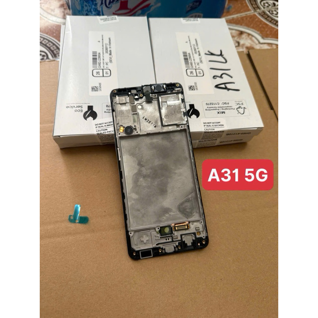Màn hình Samsung A31 zin new khung