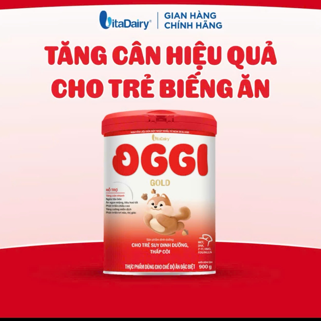 Lon Oggi Gold - Tăng Cân Nhanh - Ngừa Táo Bón