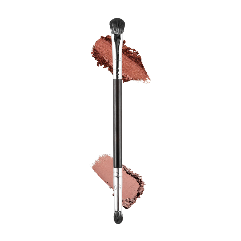 Cọ 2 Đầu Tán Bầu Mắt & Nhấn Chi Tiết Đầu Dẹt Đầu Nhọn BH COSMETICS Double Ended Eyeshadow Brush BH026