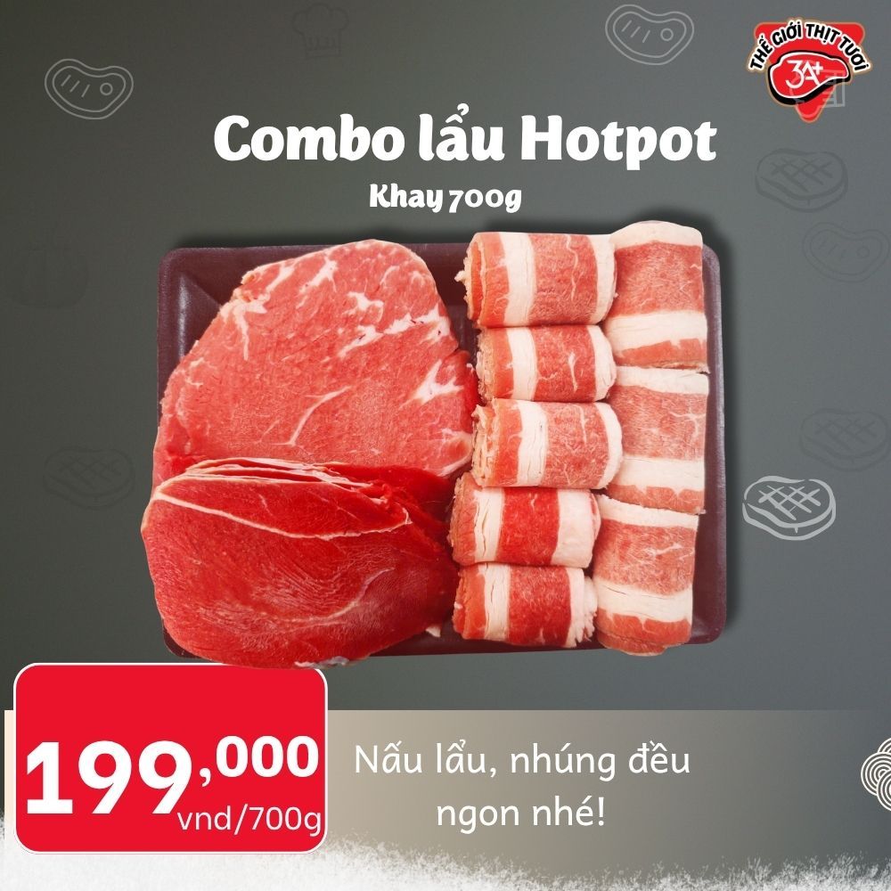 Combo nấu lẩu hotpot 199K