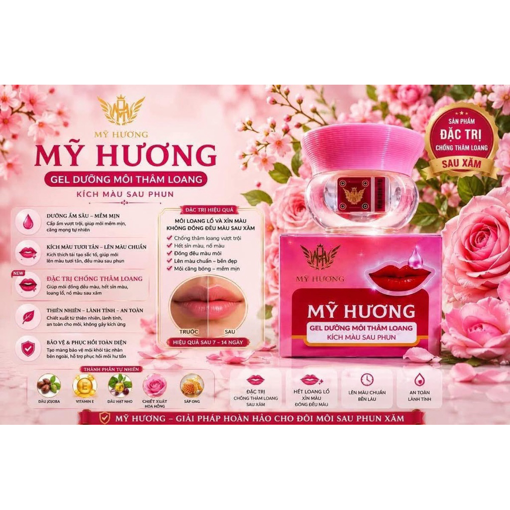 DƯỠNG MỸ HƯƠNG, Dưỡng Môi Mỹ Hương - DCPX HÀM DUYÊN