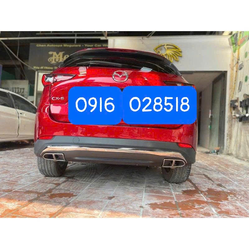 Líp pô theo xe Mazda Cx5 2023 2024 2025 2026, lippo Cx5 mẫu ống xả kép, Hàng OEM chắc chắn , bền bỉ