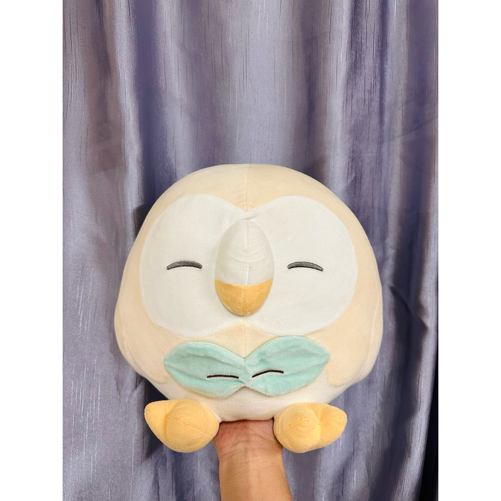 Gấu Bông Pokemon Rowlet size lớn màu Pastel